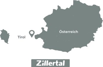 Karte Zillertal